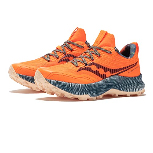 Saucony Mens Endorphin Trail Lugged Sole Hiking Shoes Orange 11.5 Medium (D)