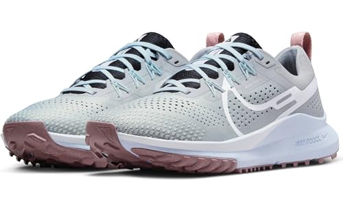 Nike Women's WMNS Quest 5 Running Shoes, Lt Smoke Grey White Black Glacier Blue, 10