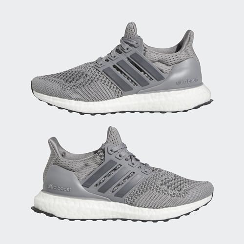 Adidas Ultraboost 1.0 Running Shoe, Grey/Grey/Black, 3.5 US Unisex Little Kid