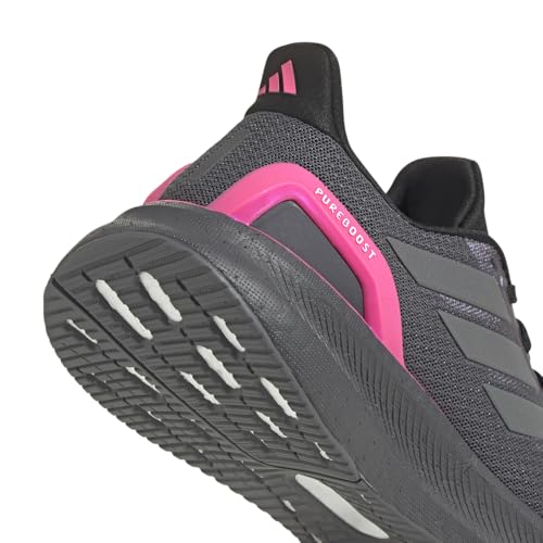 adidas Womens Pureboost 5 Running Sneakers Shoes - Grey - Size 7.5 M