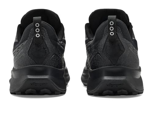 Saucony Men's Peregrine 16 GTX Sneaker, Black/Black/Black, 9