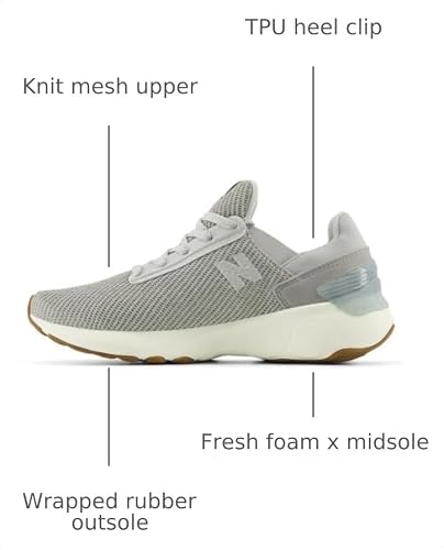 New Balance Women's Fresh Foam X 1440 V1 Running Shoe, Grey Matter/Turtledove, 7 M