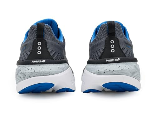 Saucony Men's Hurricane 25 Sneaker, Shadow/Black, 10.5
