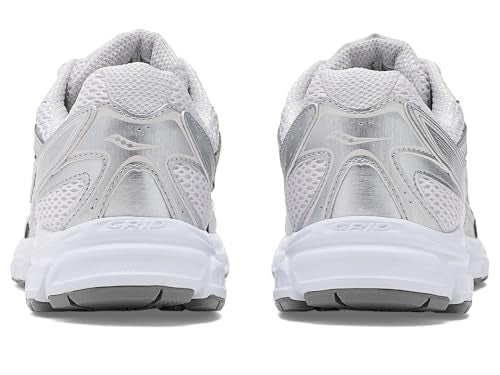 Saucony Unisex Ride Millennium Sneaker, Grey/Silver, 14