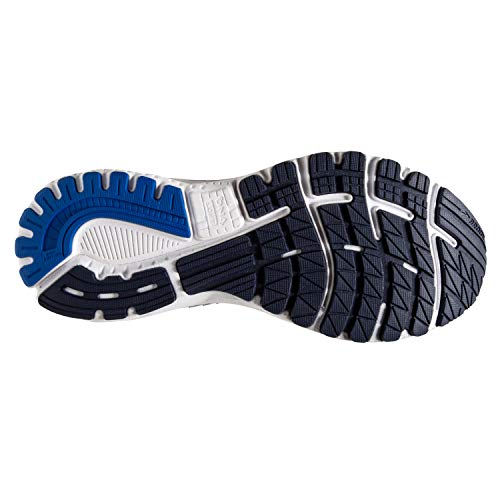 Brooks Mens Adrenaline GTS 20 Running Shoe - Grey/Blue/Navy - D - 11.0