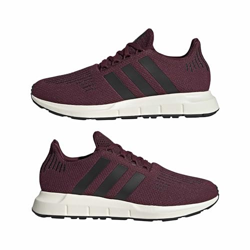 adidas Men's Swift Run 1.0, Maroon/Black/Off White, 10.5