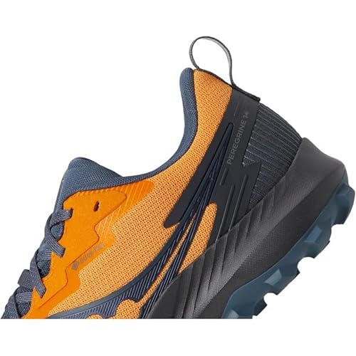Saucony Men's Peregrine 14 GTX Sneaker, Peel/Shadow, 7.5