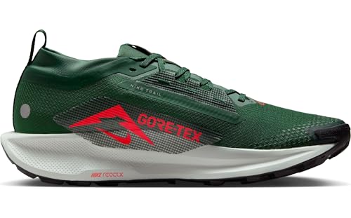 Nike Pegasus Trail 5 Gore-TEX Men's Waterproof Running Shoes (Fir/Clay Green/Desert Ochre/Bright Crimson) Size 10.5