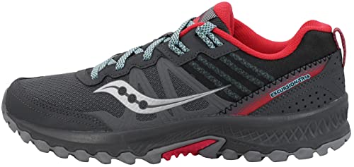 Saucony Women's Excursion TR14 Dark Grey/Hot Pink Running Shoe 9 M US