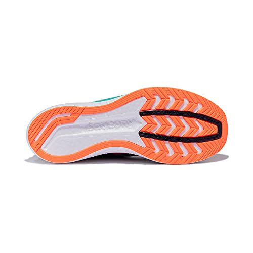 Saucony Men's Endorphin Speed Running Shoe, Scarlet/Black, 11.5