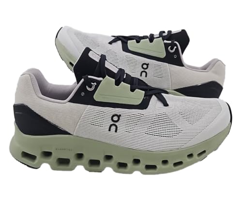 On Cloudstratus Mens Shoes Size 8.5, Color: White/Black-White