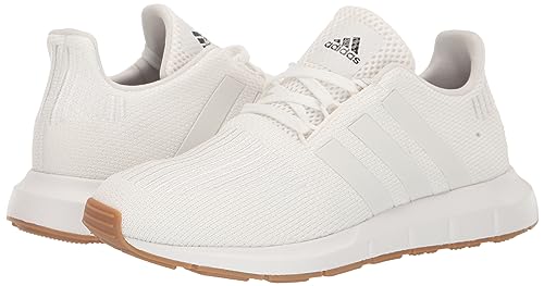 adidas Unisex-Child Swift Run 1.0, White/White/Black, 6