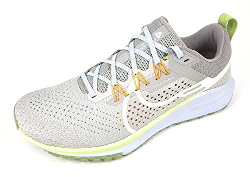Nike Men's Pegasus Trail 4Road Running Shoe, Lt Iron Ore Volt Cobblestone, 10.5 US