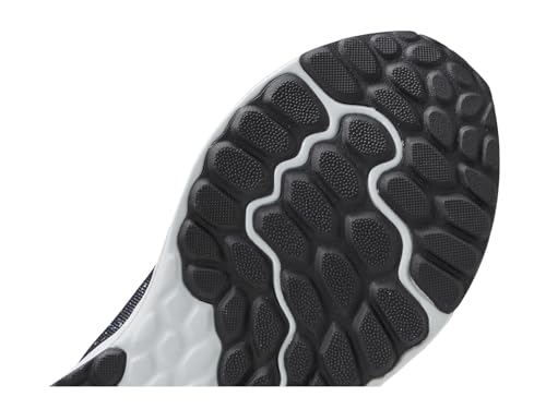New Balance KIds Arishi Fresh Foam v4 Sneaker, BLACK/WHITE/SILVER METALLIC, 3.5 M Big Kid (8-12 Years)