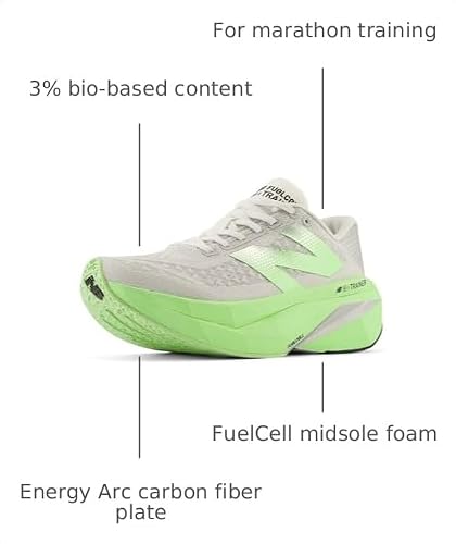 New Balance Women's FuelCell SuperComp Trainer V3 Running Shoe, Mint Flash/Grey Matter/Reflection, 9 M