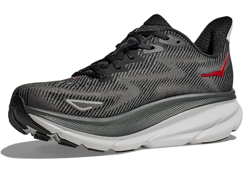 Hoka Men's Clifton 9 Black/Outer Orbit 12.5 Medium