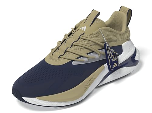 adidas Unisex-Adult Alphaboost V2, Collegiate Navy/Team Sand/White, 5