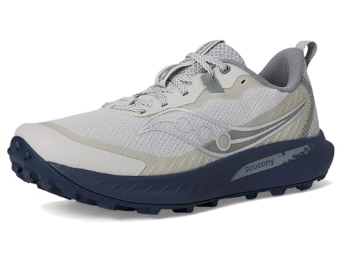 Saucony Men's Peregrine 15 Sneaker, Artic/Navy, 8