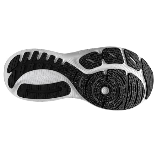 Brooks Men's Glycerin GTS 21 Supportive Running Shoe - Black/Grey/White - 7 Medium
