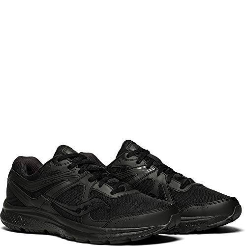 Saucony Men's Cohesion 11 Running Shoe, Black, 7 Medium US