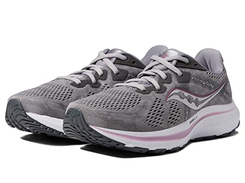 Saucony Women's Omni 20 Running Shoe, Alloy/Quartz, 7