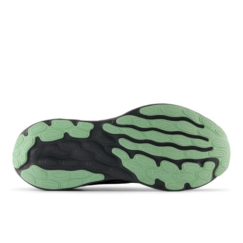 New Balance Men's Fresh Foam 680 V8 Waterproof Running Shoe, Black/Castlerock/Lab Green, 10 M