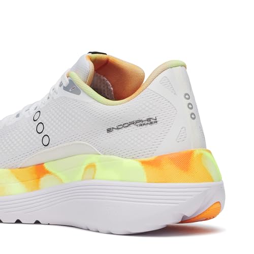 Saucony Women's Endorphin Trainer Sneaker, White/Black, 9