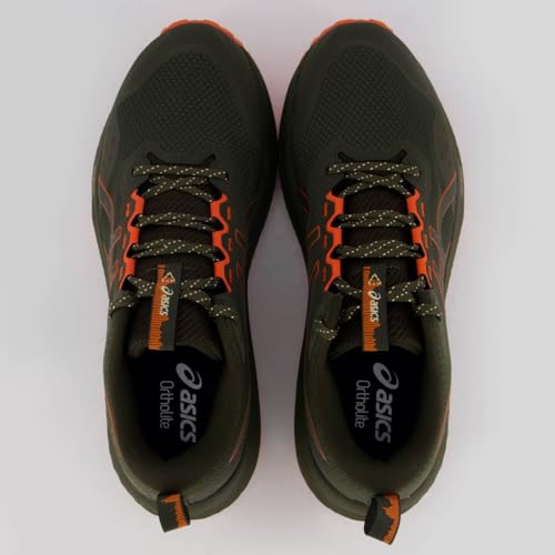 ASICS Men's Trabuco Terra 3 Sneaker, Brown Stone Spicy Red, 6.5