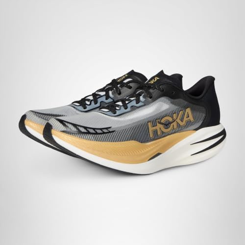 Hoka Unisex Cielo X1 2.0 Sneaker, Black/Gold, 9.5 US Men - alternate view 8
