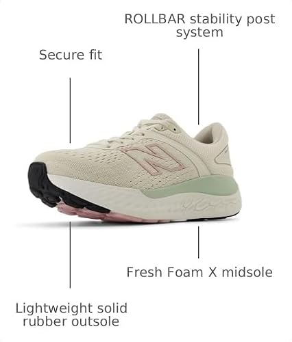 New Balance Women's Fresh Foam X 1540 V4 Running Shoe, Turtledove/Silver Moss, 9 M