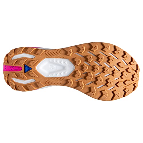 Brooks Women's Catamount 2 Trail Running Shoe - Peacoat/Pink/Biscuit - 9 Medium