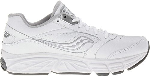 Saucony Women's Echelon LE2-W, White/Silver, 5 W US
