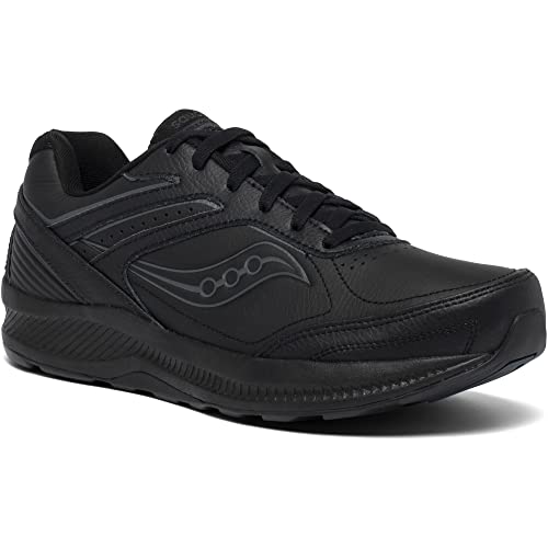 Saucony Men's Echelon Walker 3 Walking Shoes, Black, 10 X-Wide