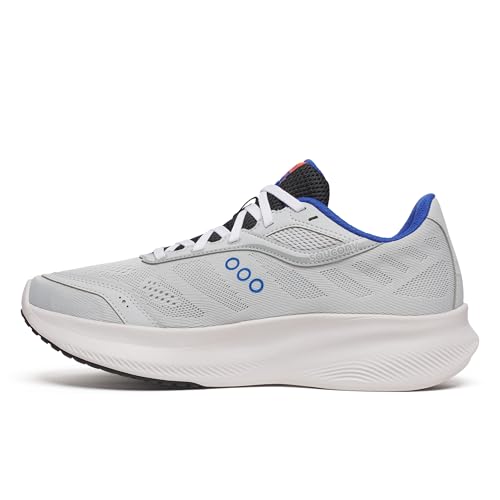 Saucony Men's Cohesion 18 Sneaker, Cloud/Lapis, 12