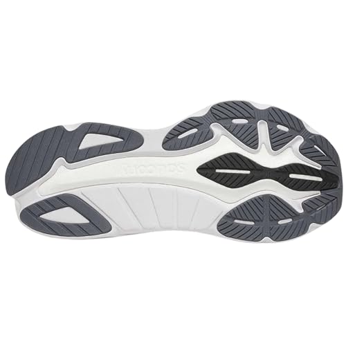 Saucony Women's Hurricane 24 Sneaker, Black/Carbon, 7.5