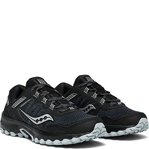 Saucony Men's Versafoam Excursion TR13 Trail Running Shoe, BLACK, 10 M US