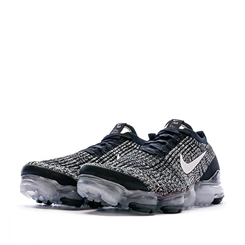 Nike Mens Air Vapormax Flyknit 3 AJ6900 002 - Size 7 Black/White-Metallic Silver