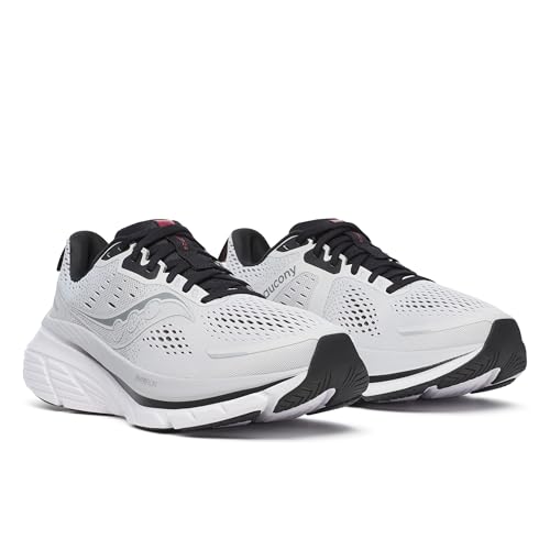 Saucony Men's Guide 18 Sneaker, Cloud/Black, 11
