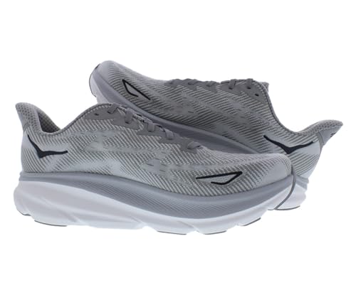 HOKA Clifton 9 Mens Shoes Size 13, Color: Harbor Mist/Black
