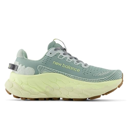 New Balance Women's Fresh Foam X More Trail V3Trail Running Shoe, Salt Marsh/Clay ASH/Limelight, 8.5