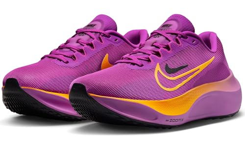 Nike Women's WMNS Zoom Fly 5 Trainers, Hyper Violet Laser Orange Black, 6