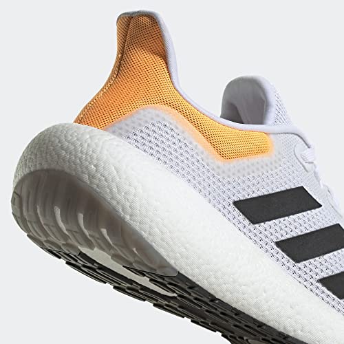 adidas Pureboost Jet White/Black/Flash Orange 7.5 D (M)