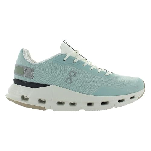 On Women's Cloudnova Form Sneakers Running Shoes (Mineral - Ivory, US Footwear Size System, Adult, Women, Numeric, Medium, 8)