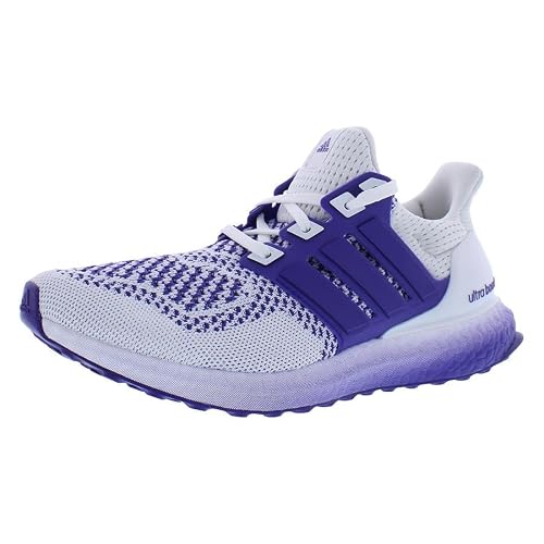 ADIDAS Women's Ultraboost 2023 1.0 Running Shoes, Cloud White/Energy Ink/Collegiate Purple, US 8.5 W