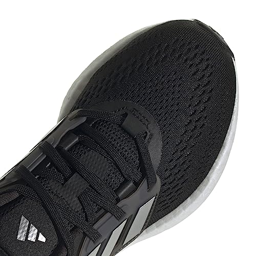 Adidas Unisex-Child Pureboost 22 Core Black/Silver Metallic/Carbon 4