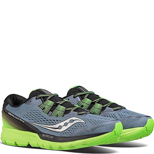 Saucony Men's Zealot ISO 3 Running Shoe, Grey Black, 12.5 M US