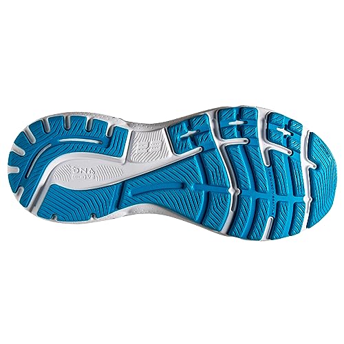 Brooks Men’s Adrenaline GTS 23 Supportive Running Shoe - Black/Hawaiian Ocean/Green - 9 Medium
