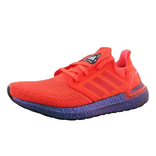 Adidas Men's Ultraboost 20, Solar Red/Solar Red/Boost Blue Violet Metallic, 10.5