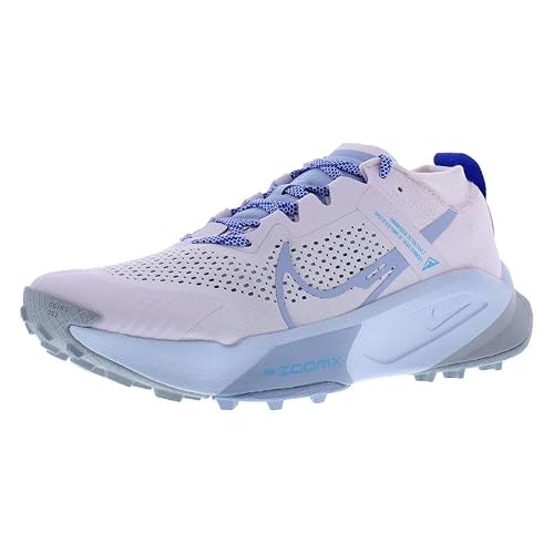 Nike Zoomx Zegama Trail Womens Shoes Size 10.5, Color: Pearl Pink/Blue Whisper - alternate view 5