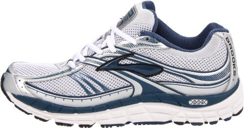 Brooks Men's Addiction 10 Running Shoe,Dark Denim/Primer Grey/Silver/White,7 B US